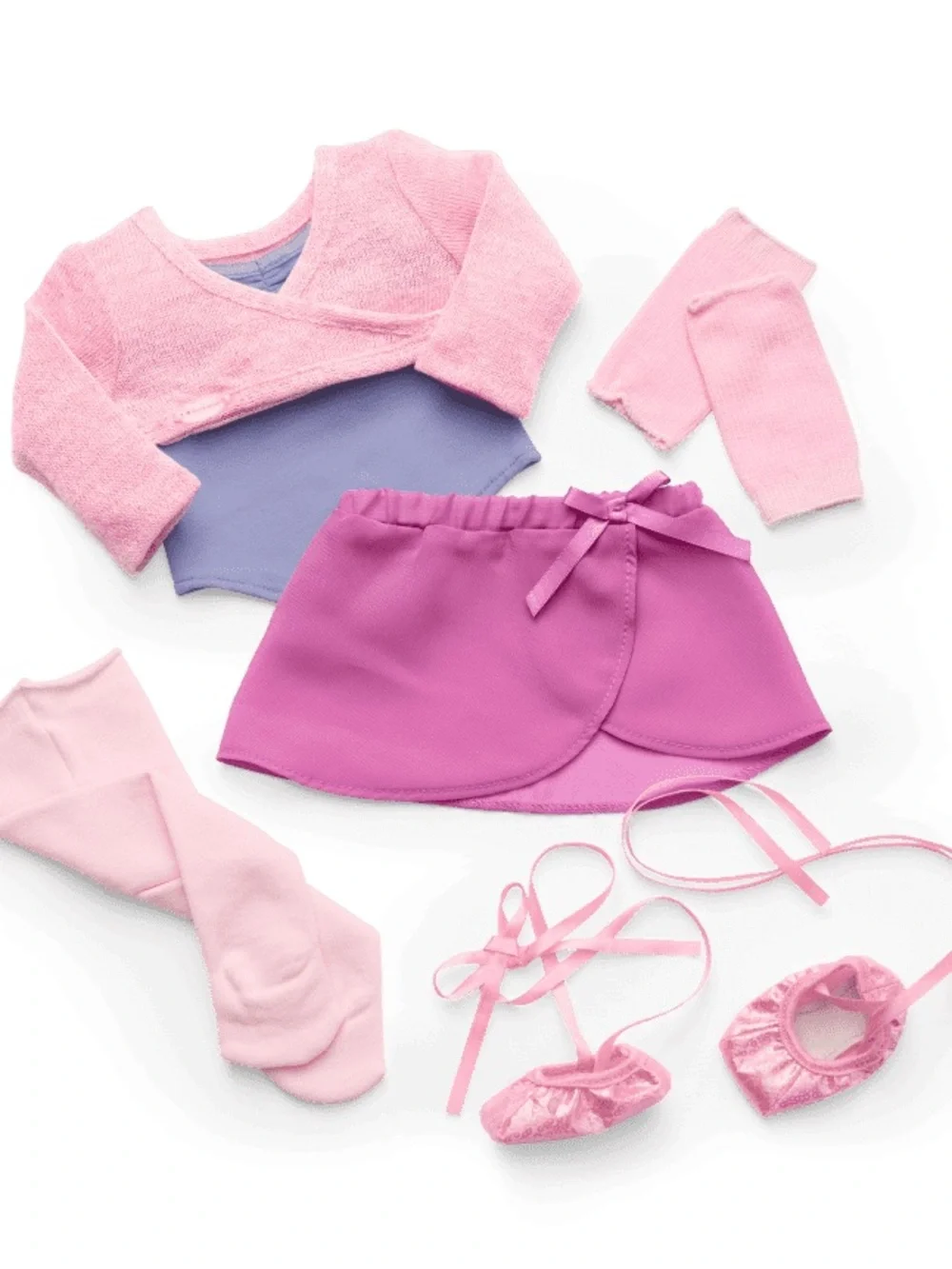 American Girl Doll Truly Me Plié Away Ballet Practice Outfit for 18” Dolls